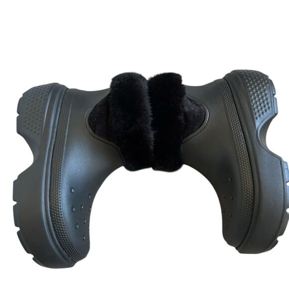 Crocs Stomp Lined Boots Unisex Adults, Black, Size M9 / W11, NWOT - Picture 6 of 11